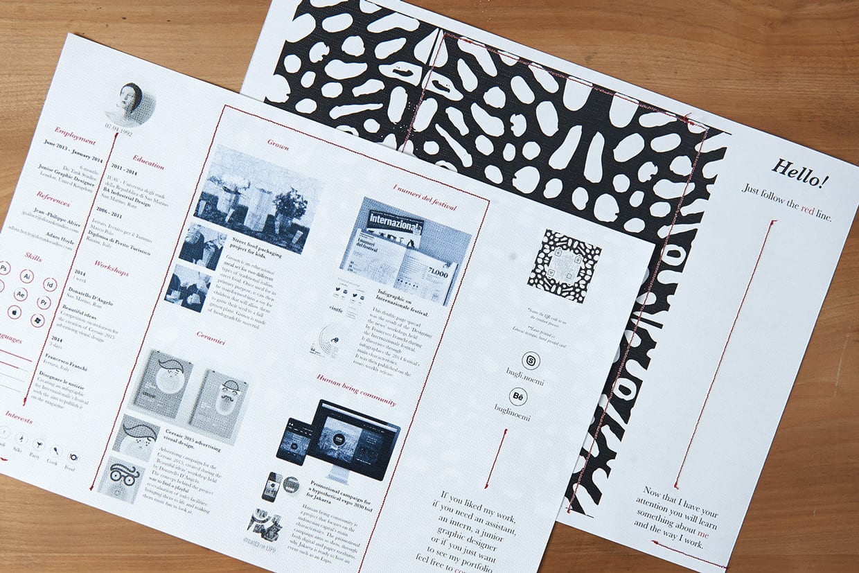 10 beautifully designed resumes for inspiration