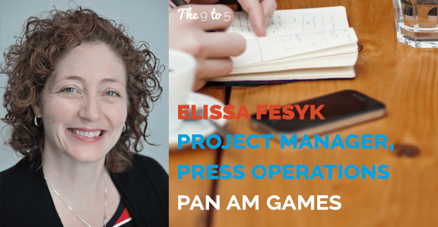 Elissa Fesyk, Project Manager, Press Operations for the Pan Am Games