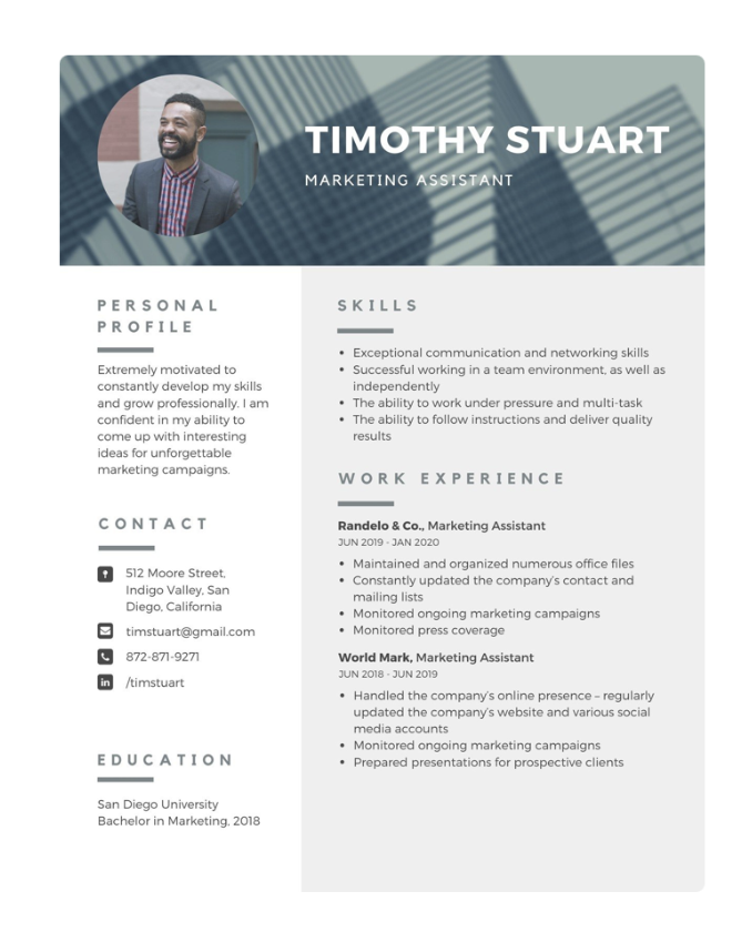 how to say you are creative in a resume